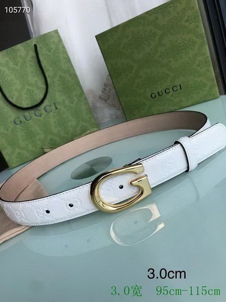 Super Perfect Quality G Belts(100% Genuine Leather,steel Buckle)-2726