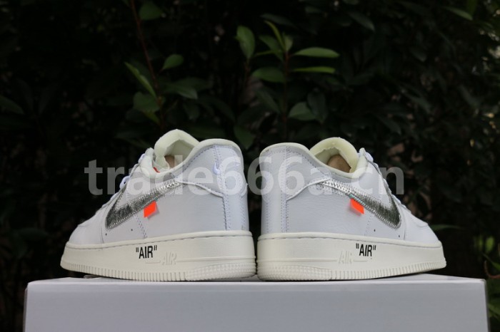 Authentic 2018 Off White x Moma Air Force 1 One Low White