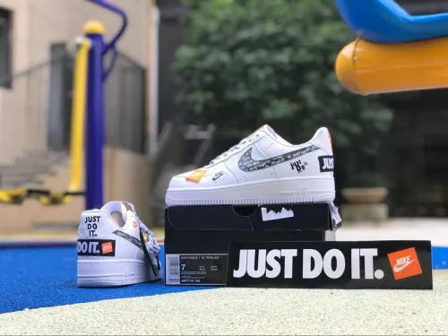 Authentic Nike Air Force 1 Just Do It Low Top GS