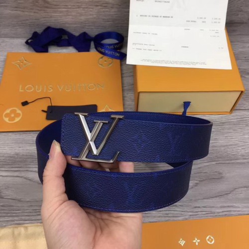 Super Perfect Quality LV Belts(100% Genuine Leather Steel Buckle)-1358