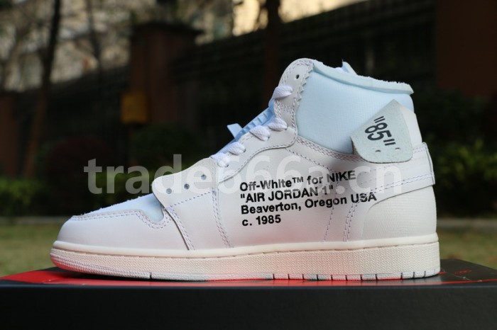 Authentic Off White x Air Jordan 1 White