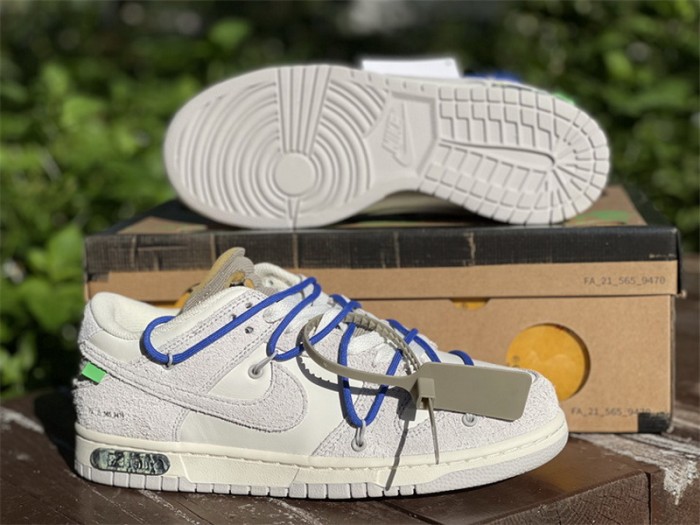 Authentic OFF-WHITE x Nike Dunk Low “The 50” DJ0950 104