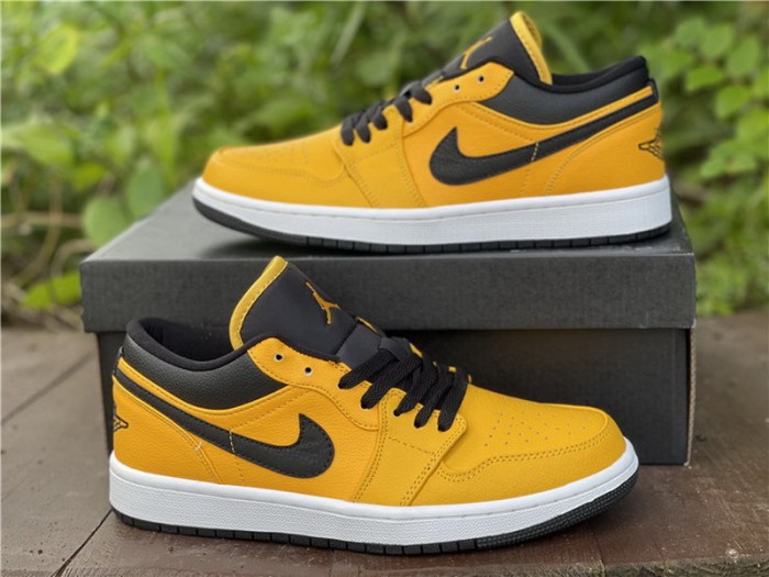 Authentic Air Jordan 1 Low“University Gold”