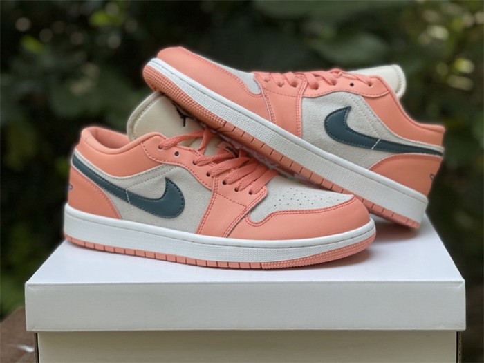 Authentic Air Jordan 1 Low “Light Madder Root”