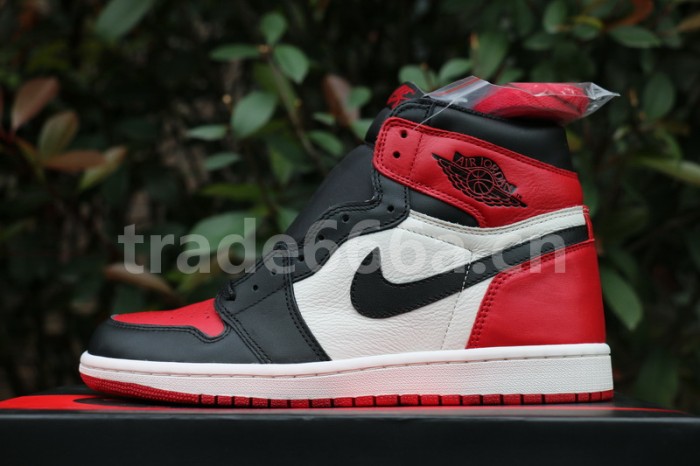 Authentic Air Jordan 1 Retro High OG “Bred Toe”