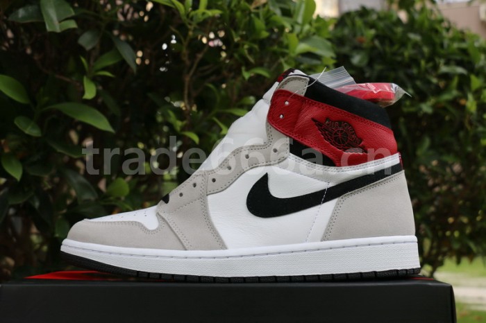 Authentic Air Jordan 1 High OG“ Light Smoke Grey”