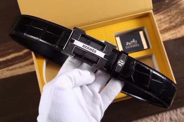 Super Perfect Quality Hermes Belts(100% Genuine Leather,Reversible Steel Buckle)-039