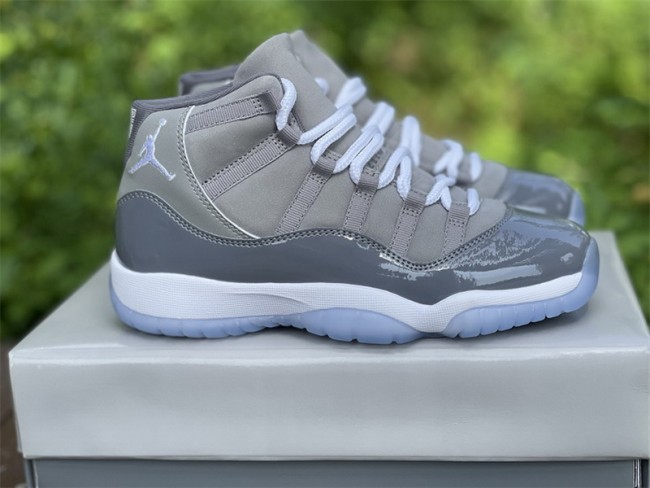 Authentic Air Jordan 11 Cool Grey 2021 GS