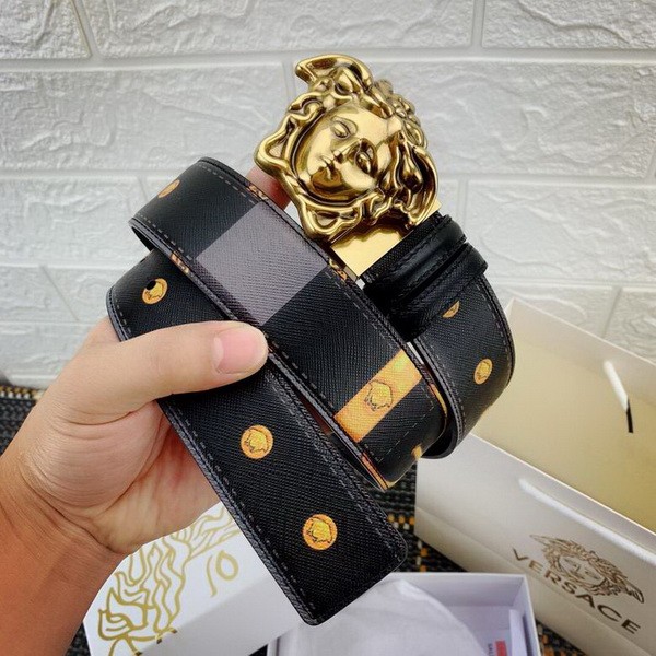 Super Perfect Quality Versace Belts(100% Genuine Leather,Steel Buckle)-728