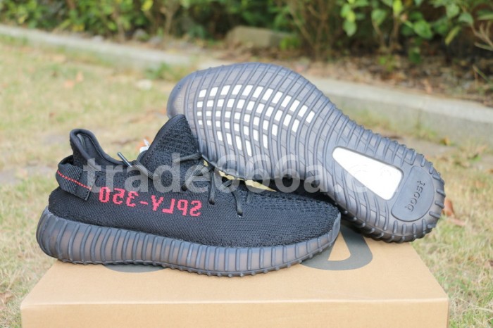 Authentic Yeezy 350 Boost V2 “Black/Red”