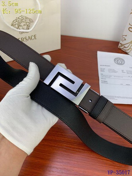 Super Perfect Quality Versace Belts(100% Genuine Leather,Steel Buckle)-582