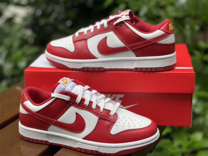 Authentic Nike Dunk Low “Gym Red”