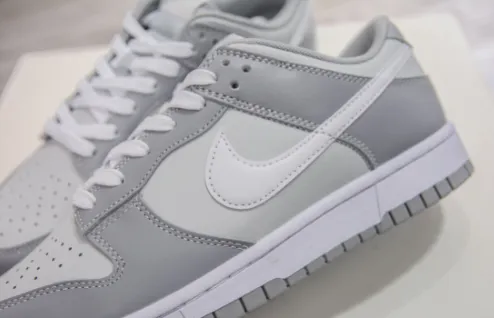 Authentic Nike Dunk Low “Grey White”