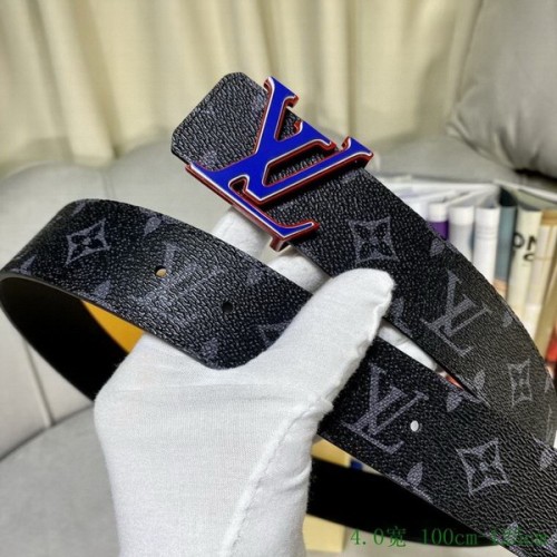 Super Perfect Quality LV Belts(100% Genuine Leather Steel Buckle)-4024