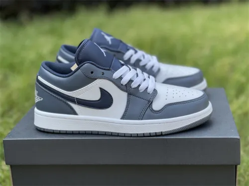 Authentic Air Jordan 1 Low Navy