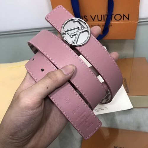 Super Perfect Quality LV Belts(100% Genuine Leather Steel Buckle)-3469