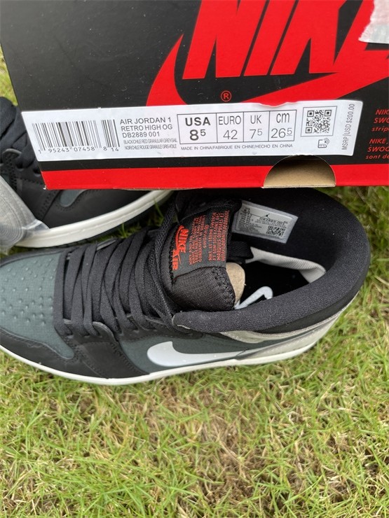 Authentic Air Jordan 1 Element Gore-Tex “Black Grey”