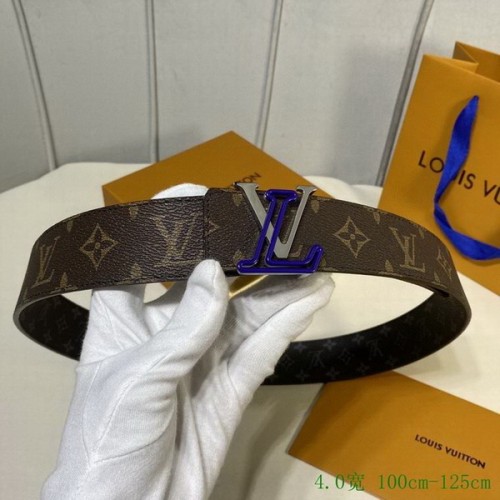 Super Perfect Quality LV Belts(100% Genuine Leather Steel Buckle)-4000