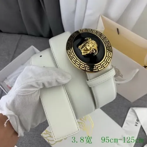 Super Perfect Quality Versace Belts(100% Genuine Leather,Steel Buckle)-1304