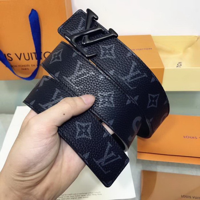 Super Perfect Quality LV Belts(100% Genuine Leather Steel Buckle)-1197