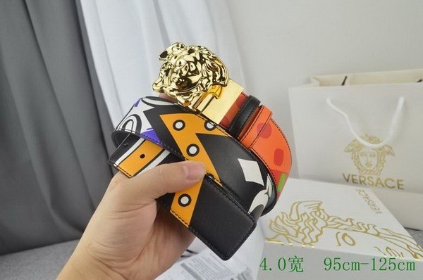 Super Perfect Quality Versace Belts(100% Genuine Leather,Steel Buckle)-647