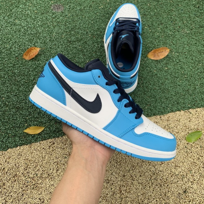 Authentic Air Jordan 1 Low“ UNC”