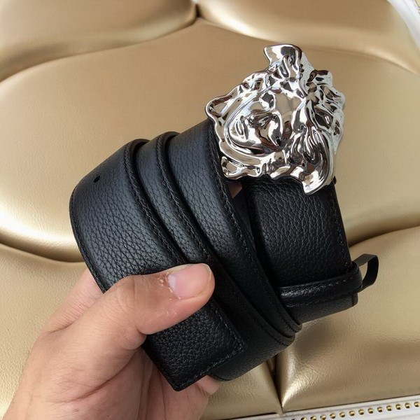 Super Perfect Quality Versace Belts(100% Genuine Leather,Steel Buckle)-613