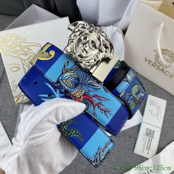 Super Perfect Quality Versace Belts(100% Genuine Leather,Steel Buckle)-473