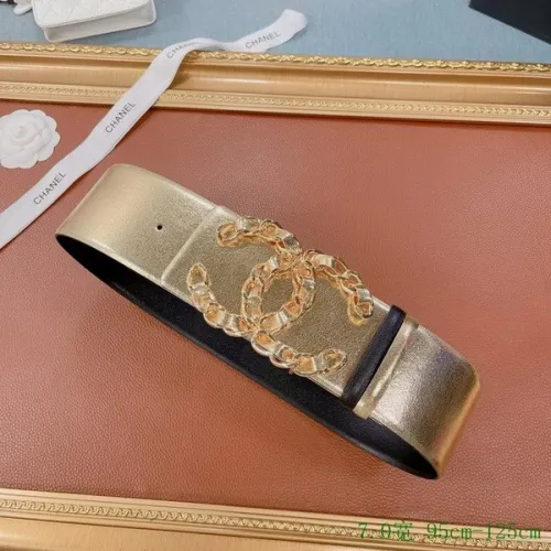 Super Perfect Quality CHNL Belts(100% Genuine Leather,steel Buckle)-258
