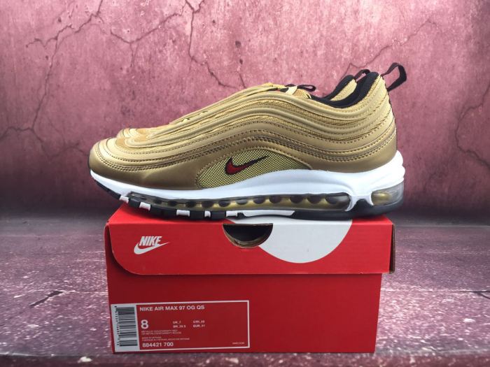 Authentic Nike Air Max 97 QS “Metallic Gold”