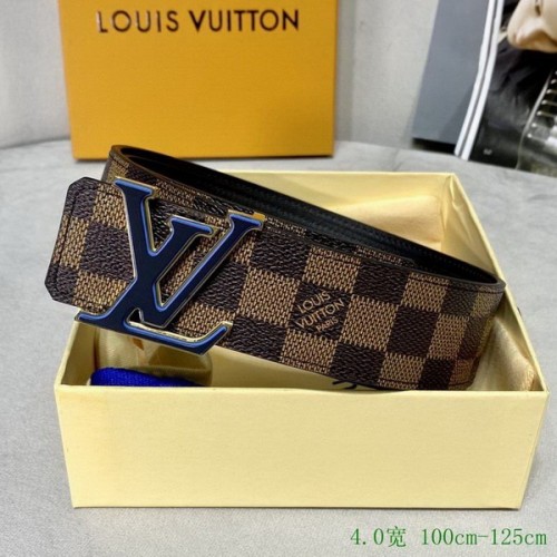 Super Perfect Quality LV Belts(100% Genuine Leather Steel Buckle)-2806