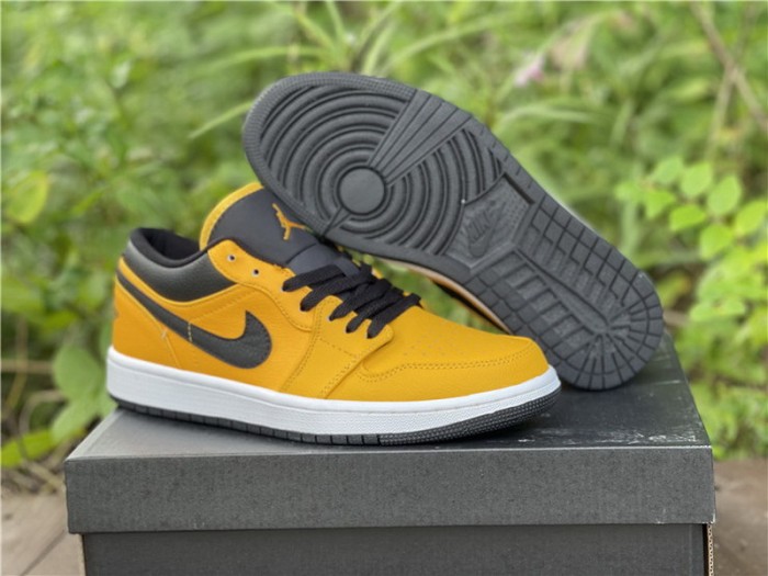 Authentic Air Jordan 1 Low“University Gold”