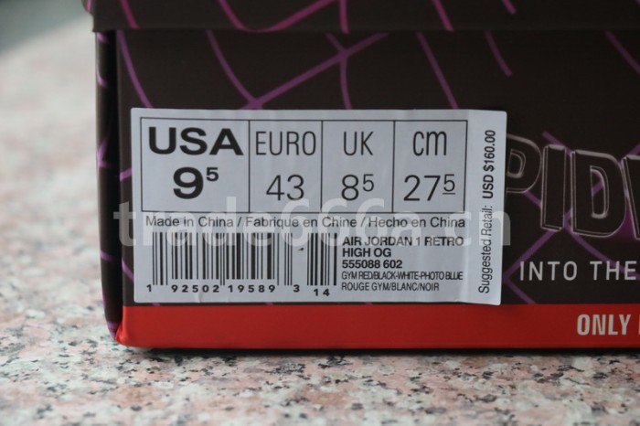 Authentic Air Jordan 1 “Chicago Crystal”