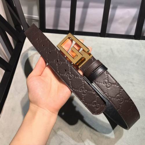 Super Perfect Quality G women Belts(100% Genuine Leather,steel Buckle)-335