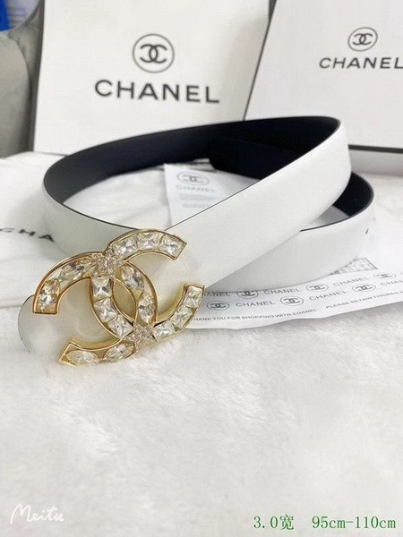 Super Perfect Quality CHNL Belts(100% Genuine Leather,steel Buckle)-227