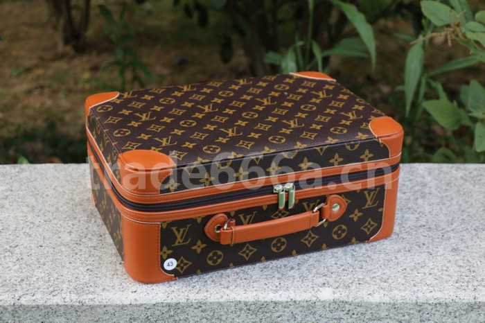 Authentic LV X OFF White X Air Jordan 1 with suitcase