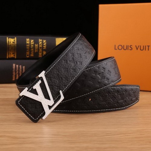 Super Perfect Quality LV Belts(100% Genuine Leather Steel Buckle)-2189