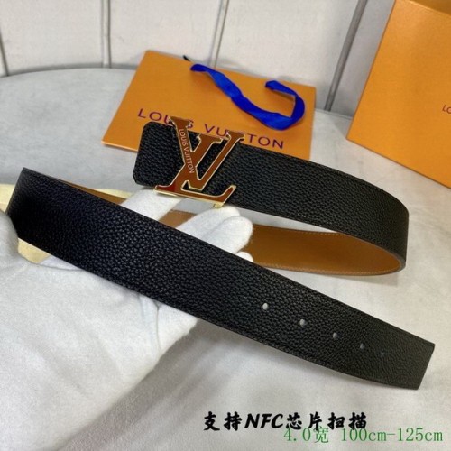 Super Perfect Quality LV Belts(100% Genuine Leather Steel Buckle)-4021