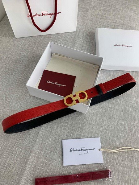 Super Perfect Quality Ferragamo Belts(100% Genuine Leather,steel Buckle)-1007