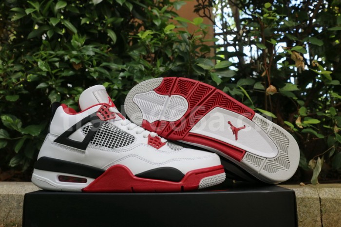 Authentic Air Jordan 4 “Fire Red”