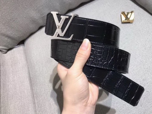 Super Perfect Quality LV Belts(100% Genuine Leather Steel Buckle)-1976