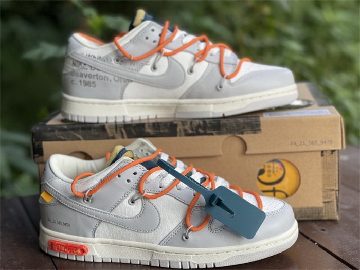 Authentic OFF-WHITE x Nike Dunk Low “The 50” DM1602 104