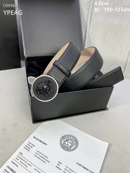 Super Perfect Quality Versace Belts(100% Genuine Leather,Steel Buckle)-922