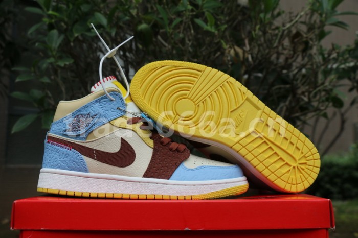 Authentic Maison Chateau Rouge x Air Jordan 1 High Mid