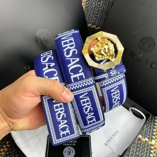 Super Perfect Quality Versace Belts(100% Genuine Leather,Steel Buckle)-162