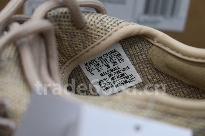 Authentic AD Yeezy 350 Boost “Oxford Tan” GS final version