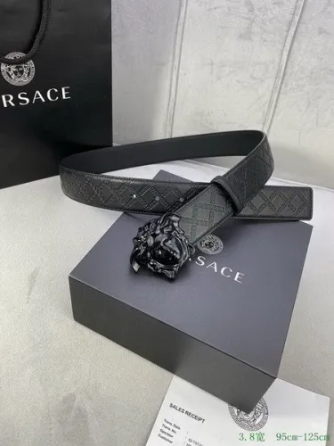 Super Perfect Quality Versace Belts(100% Genuine Leather,Steel Buckle)-1331