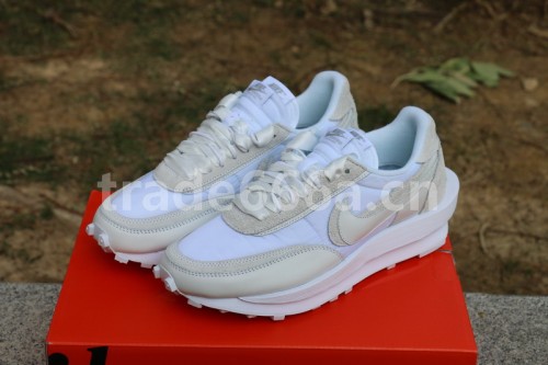 Authentic sacai x Nike LDV Waffle “White Nylon”