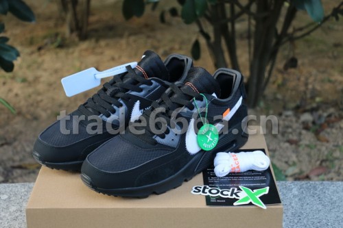 Authentic OFF-WHITE x Nike Air Max 90 Black