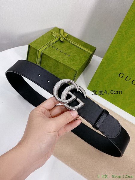 Super Perfect Quality G Belts(100% Genuine Leather,steel Buckle)-2879